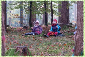 viel Spass im Waldkindergarten