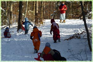 viel Spass im Waldkindergarten