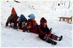 viel Spass im Waldkindergarten