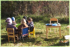 viel Spass im Waldkindergarten